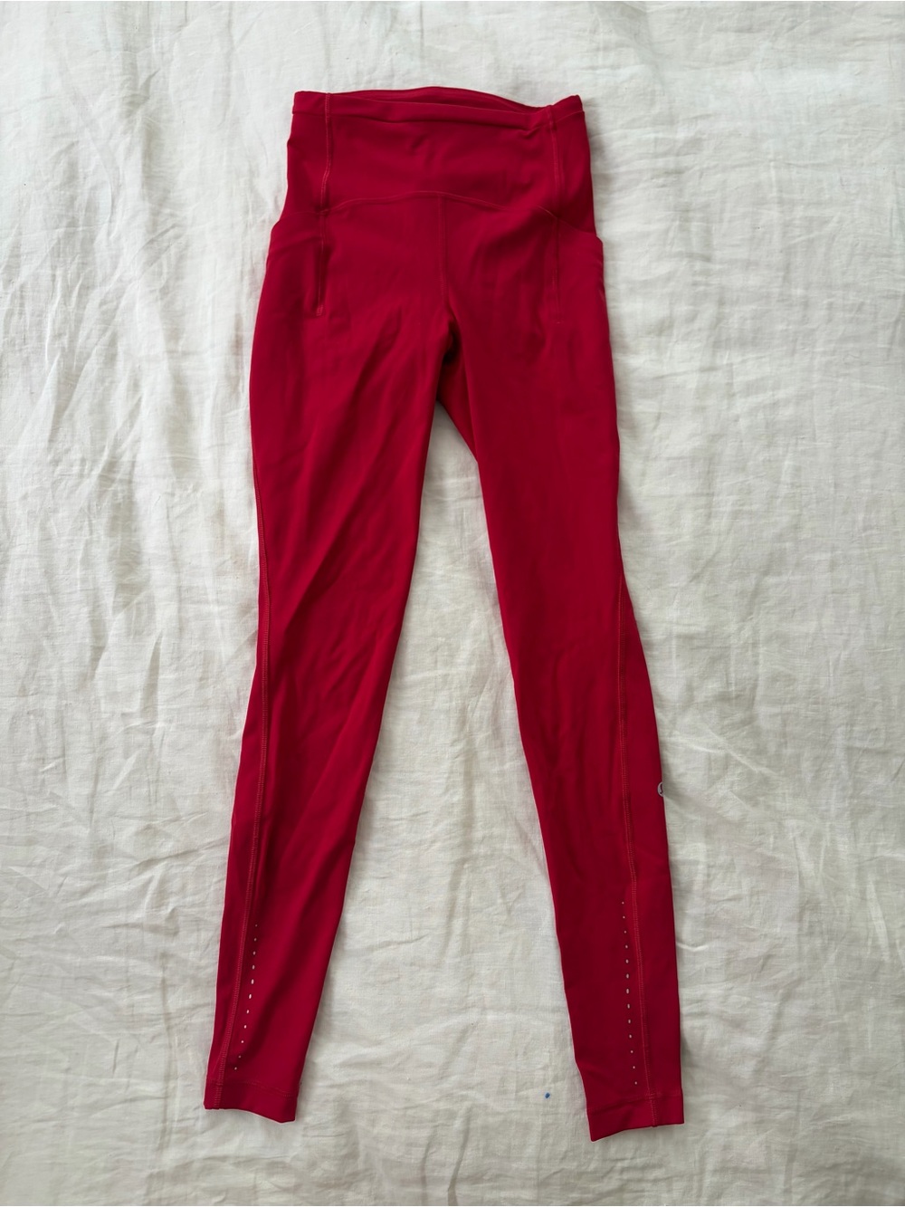 Dark Red Lululemon Swift Speed HR Tight Size 2